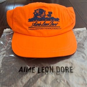 Aime Leon Dore - Unisphere Hat - Vibrant Orange (Limited Run)